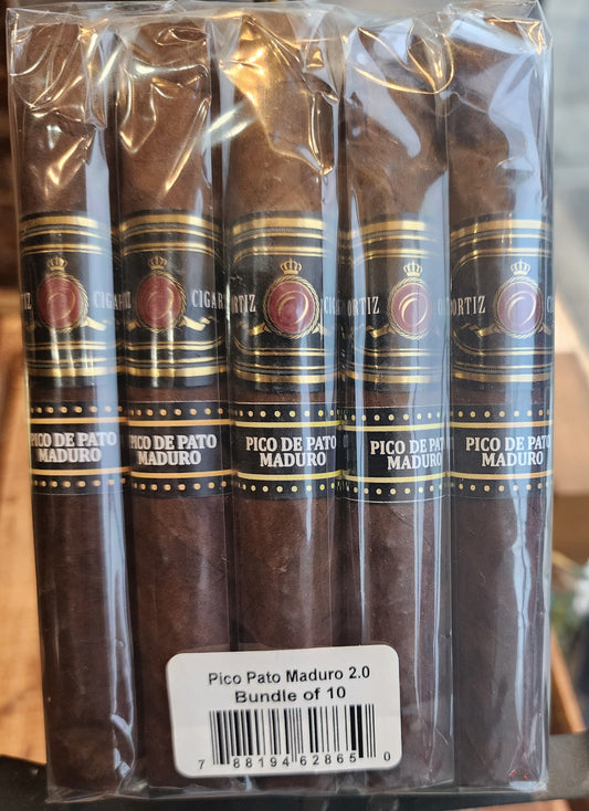 ORTIZ CIGARS- PICO PATO MADURO BUNDLE OF 10